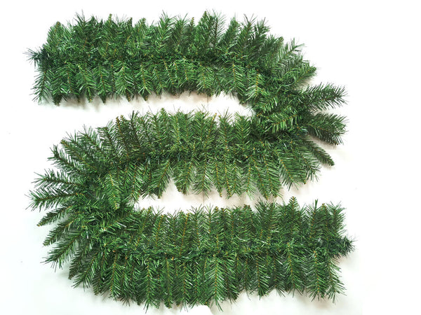 Icelandic Fir Garland 270cm with 200 tips, lush green festive décor, available at Keans Claremorris.