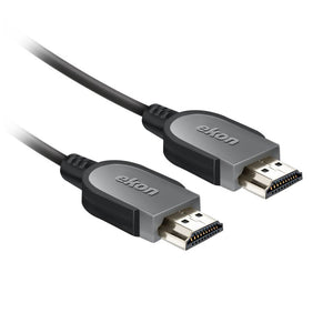 HDMI V 1.4 cable male to male high speed with ethernet. OD 6.0mm.  Conductor pure copper,30 AWG, jacket black color. Connector PVC black  color and gold plated. Shielding: Al-foil with al-mg braid. + ferrite core. Total Lenght 1,8  mt