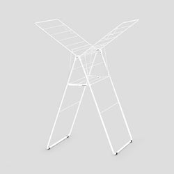 Hangon Drying Rack 15Mt White Brabantia airer, space-saving clothes dryer, available at Keans Claremorris