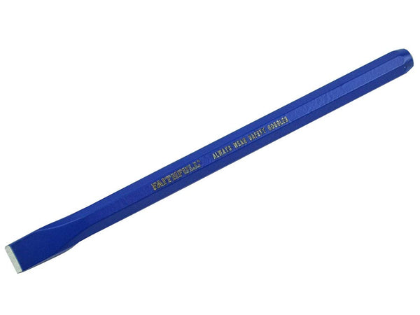 Faithfull 8" x 3/4" cold chisel, hardened steel, 60° edge, masonry tool for brick and concrete, from Kean’s Claremorris. –