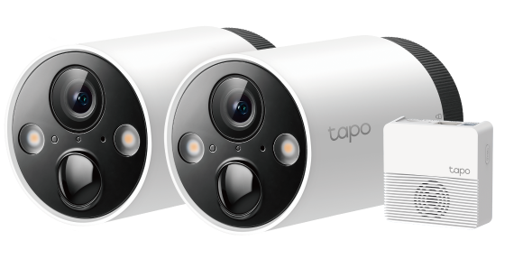 TP LINK Smart Wire-Free 2K QHD Security Camera System, 2 cameras, AI detection, full-color night vision – Keans Claremorris