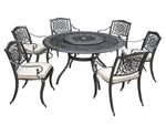 Load image into Gallery viewer, Furniture Set With Parasol Ballygowan 6 Seater Garden F&amp; Lazy Susan
