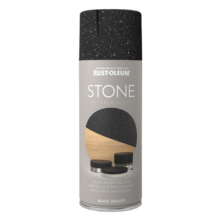 Painters Touch Stone Black Granite 400ml spray paint, fast-drying, durable finish for indoor/outdoor use - Keans Claremorris