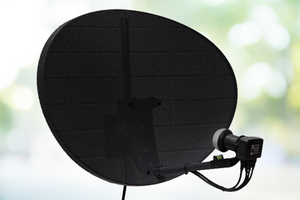 60cm Mesh Sat. Dish with Quad LNB/T for Sky & Free to Air