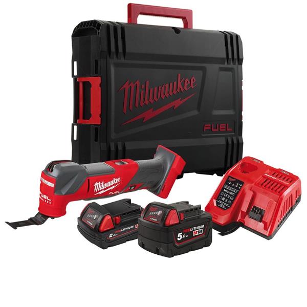 MILWAUKEE 18V Brushless Multi Tool M18FMT-522X with 5Ah & 2Ah batteries, fast cutting, low vibration – Keans Claremorris