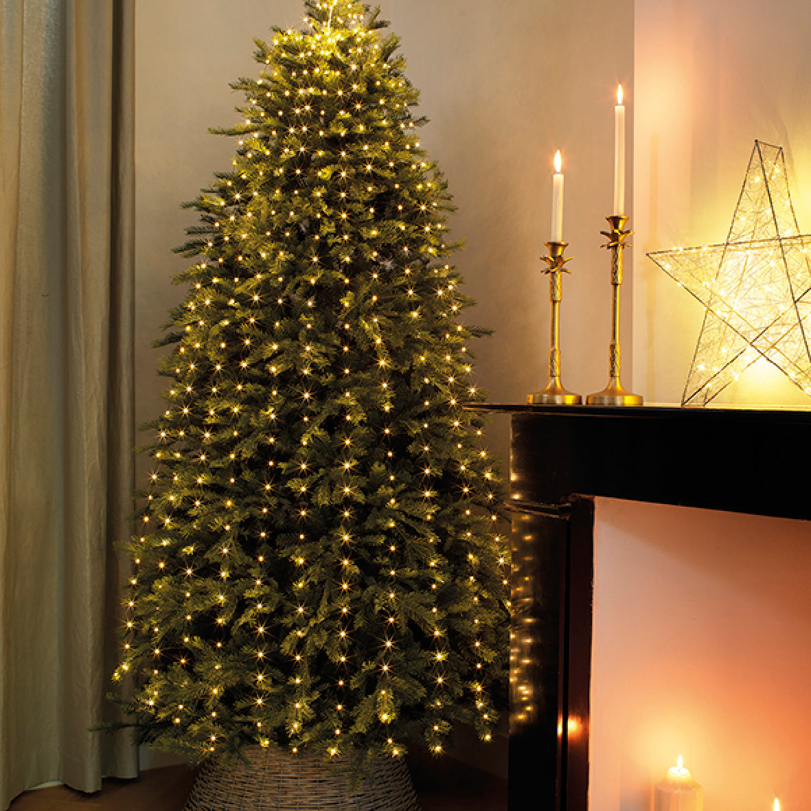 Micro LED Tree Lights 832L Green/Warm White