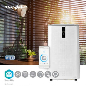 Nedis SmartLife 3-in-1 Air Conditioner/Ventilator/Dehumidifer with WiFi | White
