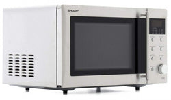 Sharp R28STM 23L Stainless Steel Microwave oven, compact design, available at Keans Claremorris store.