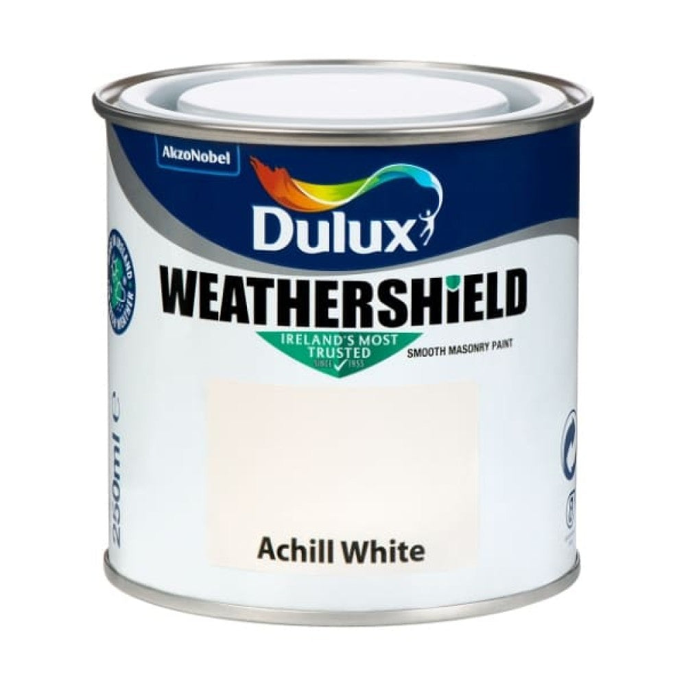 Dulux Weathershield Achill White Tester 250ml