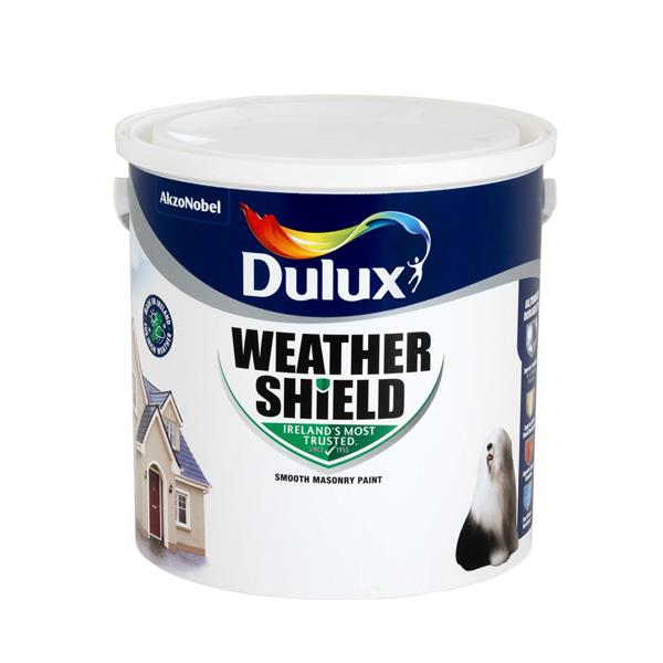 Dulux Weathershield Brilliant White 2.5Ltr