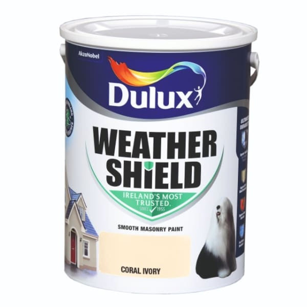 Dulux Weathershield Coral Ivory 5Ltr