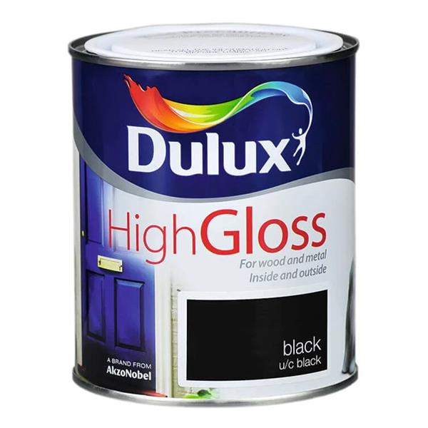 Dulux Hi-Gloss Black 750ml