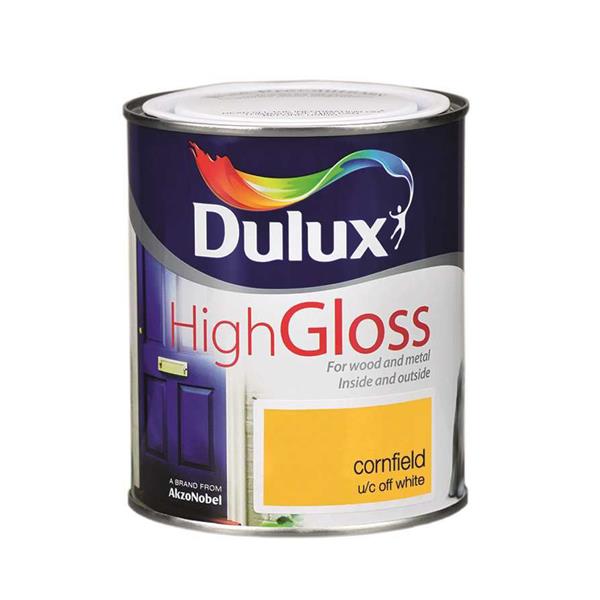 Dulux Hi-Gloss Cornfield 750ml - KeansClaremorris