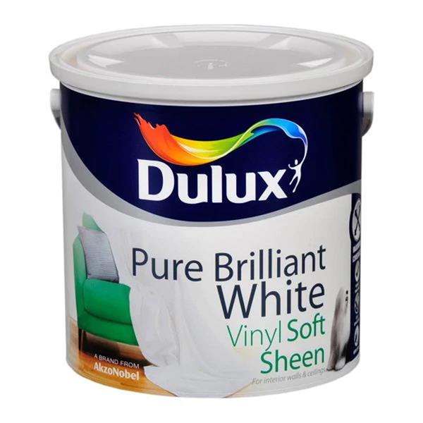 Dulux Soft Sheen Brilliant White 5LTR