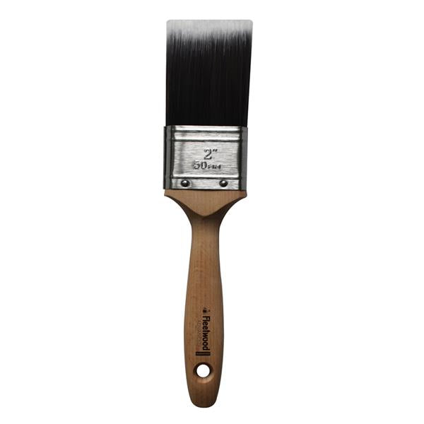Fleetwood Advanced 2" paint brush with DuPont tapered filament, natural wooden handle, ideal for all paints - Keans