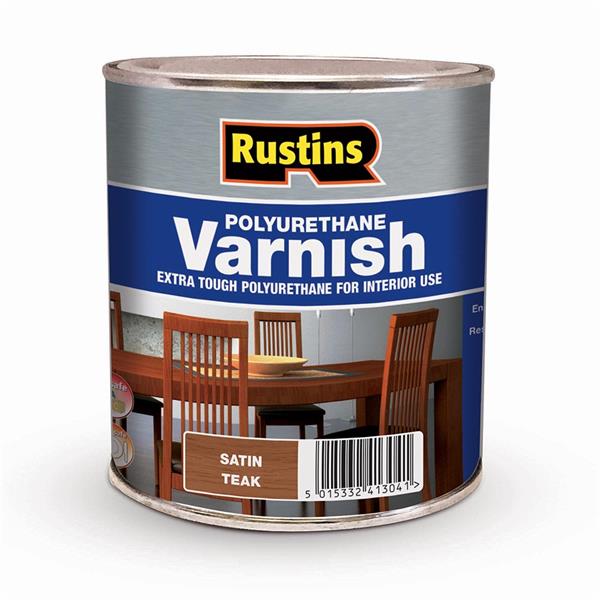 Rustins Satin Varnish Teak 1ltr