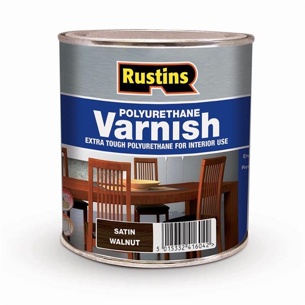 Rustins Satin Varnish Walnut 250ml