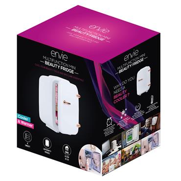 Envie Multifunction Mini Beauty Fridge for skincare storage, compact design – available at Keans Claremorris.