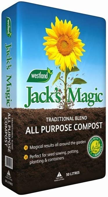 Jacks Magic 50L Multi Purpose Compost enriched with organic fertiliser for flowers, fruit, vegetables - Keans Claremorris