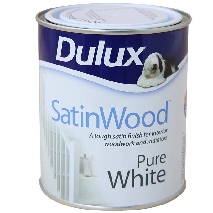 Dulux Satinwood 750ml interior wood and metal paint, satin finish, washable, no undercoat needed – Keans Claremorris