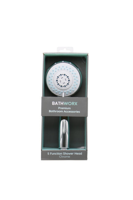 Bathworx 5 Function Shower Head (Chrome)
