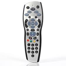 Sky HD TV Remote Control SKY120 - Silver & Blue, Rev 9 software, controls Sky HD box & TV, includes batteries, Keans