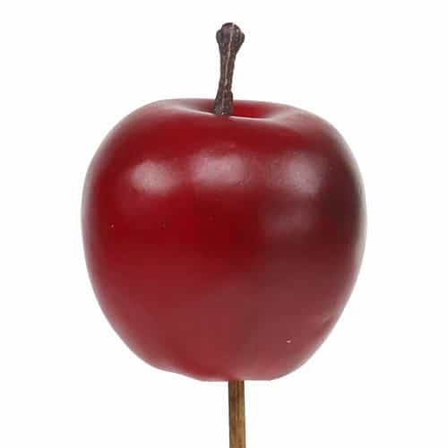 70mm red apple pick Christmas decoration for holiday decor, perfect for tables and mantels – Keans Claremorris
