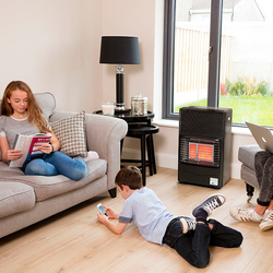 Flogas Superser Gas Heater – efficient heating solution, reliable performance, available at Keans Claremorris.