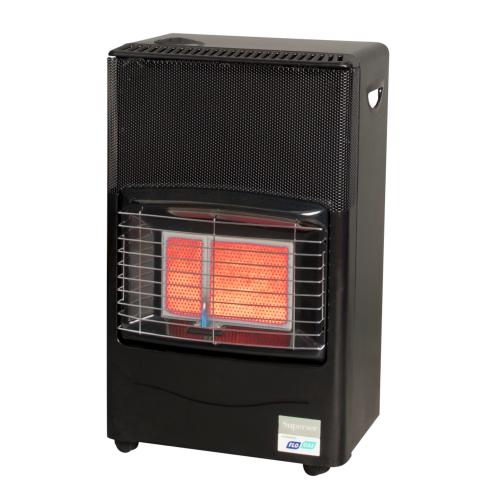Flogas Superser 5DI182XIE portable radiant LPG gas heater with 3 heat settings, safety features, from Keans Claremorris.