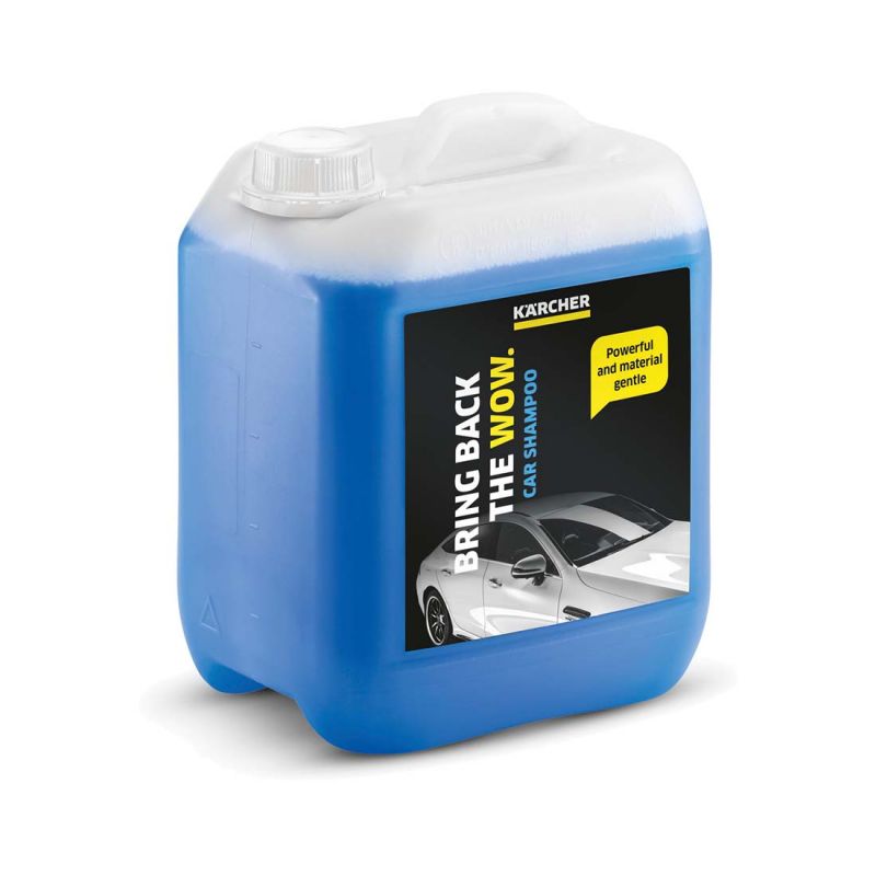 Kärcher RM 619 Car Shampoo 5L, eco-friendly, gentle foaming cleaner for vehicles, available at Kean’s Claremorris Ireland. –