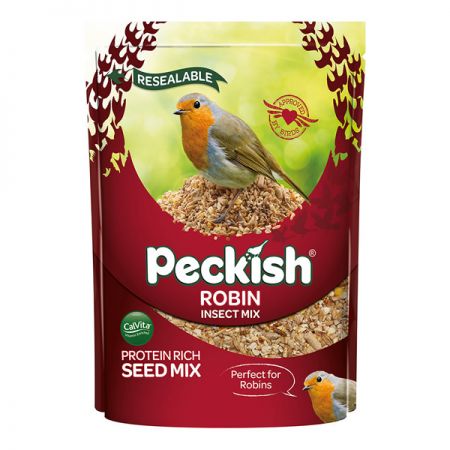 Peckish Robin Seed and Insect Mix 2kg with mealworms, attracts robins to your garden - Keans Claremorris