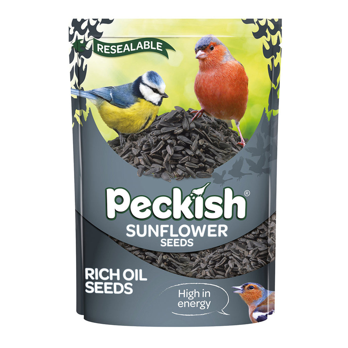 Peckish Sunflower Seed 3kg - high energy bird seed attracting Blue Tit, Bullfinch & more, from Keans Claremorris.