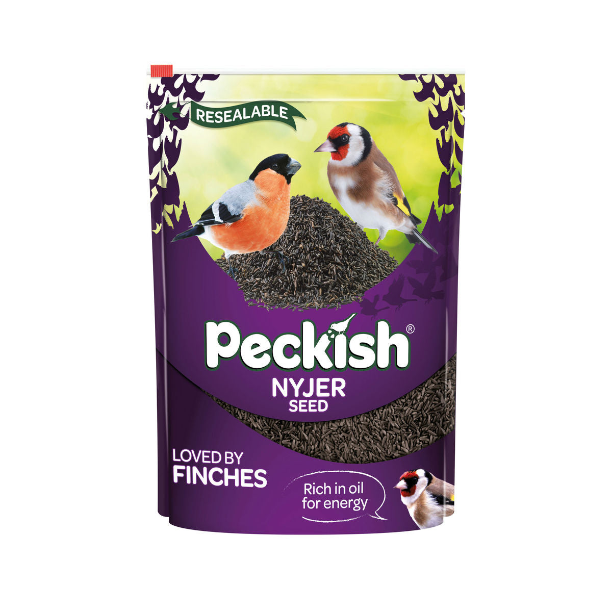 Peckish Nyjer Seed 2kg high-energy bird food for Gold Finches, Blue Tits, Robins – small seeds, Keans Claremorris.
