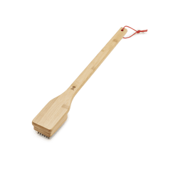 Weber 46 cm bamboo grill brush with durable bristles for easy cleaning – available at Keans Claremorris