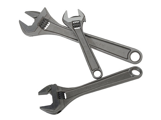 Adjustable Wrench Triple Pack 6", 8", 10" sizes with 20-30mm capacity - Keans Claremorris