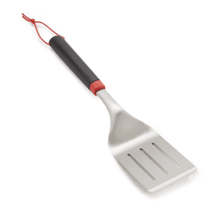 Weber Grill Spatula with long handle for easy flipping, durable stainless steel – available at Keans Claremorris.