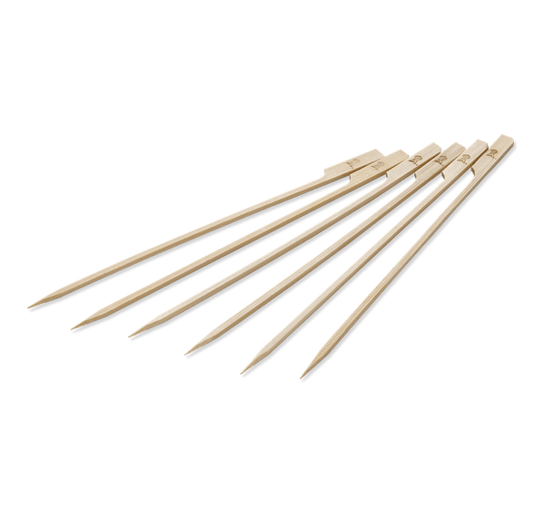 Weber Bamboo Skewers – eco-friendly, disposable BBQ skewers for grilling meat, veggies, seafood. Available at Kean’s