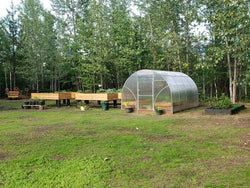 Sigma Greenhouse 3x6M 6MM polycarbonate panels, durable garden shelter by Keans Claremorris