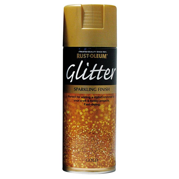 Painters Touch Glitter Gold 400ml aerosol spray paint, fast-drying, durable finish, multi-purpose decorative use - Keans
