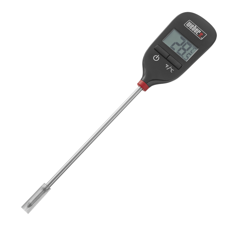 Weber Instant-Read Thermometer pocket-sized digital grill tool for fast, accurate meat temps, available at Kean’s