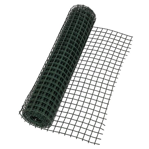 Green 50mm Garden & Plant Mesh 5m x 1m, durable plastic, supports climbing plants, fencing, and crop protection - Keans