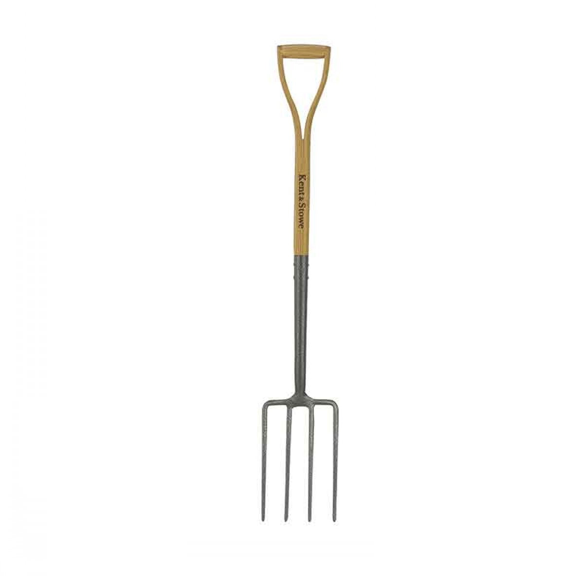 Kent & Stowe Carbon Steel Digging Fork with FSC ash wood handle, rust-resistant, durable, ergonomic – Keans Claremorris
