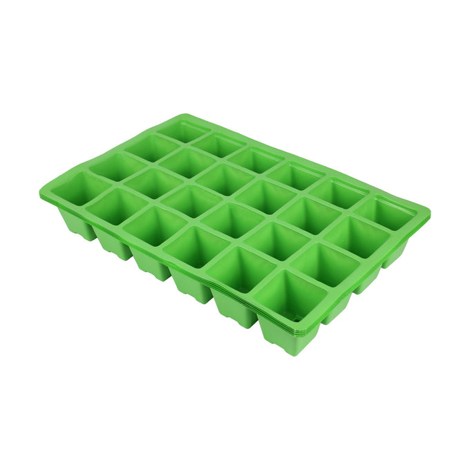 Grow-Sure Visiroot 12 cell seed tray inserts 8-pack for seed starting, durable plastic, Keans Claremorris.