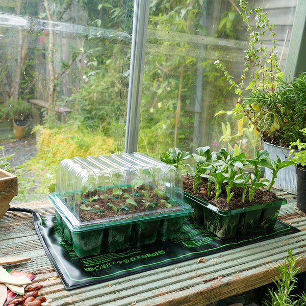 Gro-Sure Electric Heated Propagation Mat for seedlings, IP64 water-resistant, 17.5W heat, boosts germination – Keans