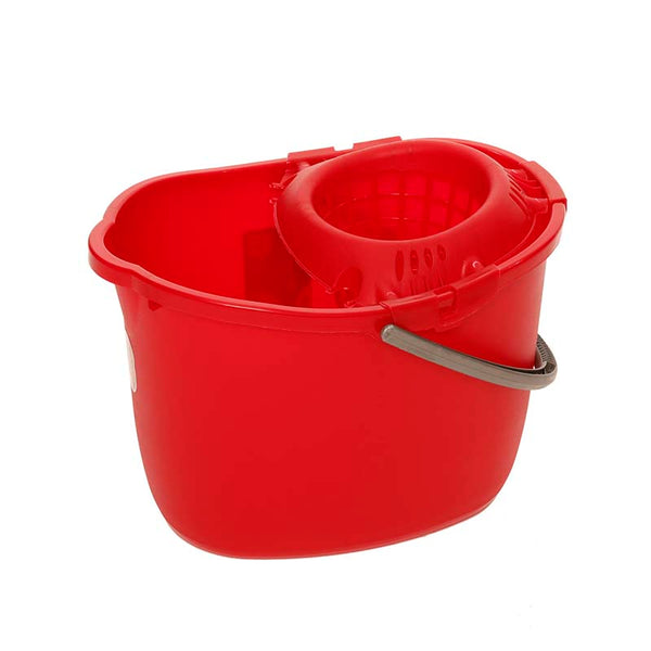 Mop Bucket & Wringer Red
