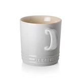 Le Creuset 350ml Mist Grey stoneware mug, durable, heat-retentive, scratch-resistant glaze – available at Keans Claremorris.