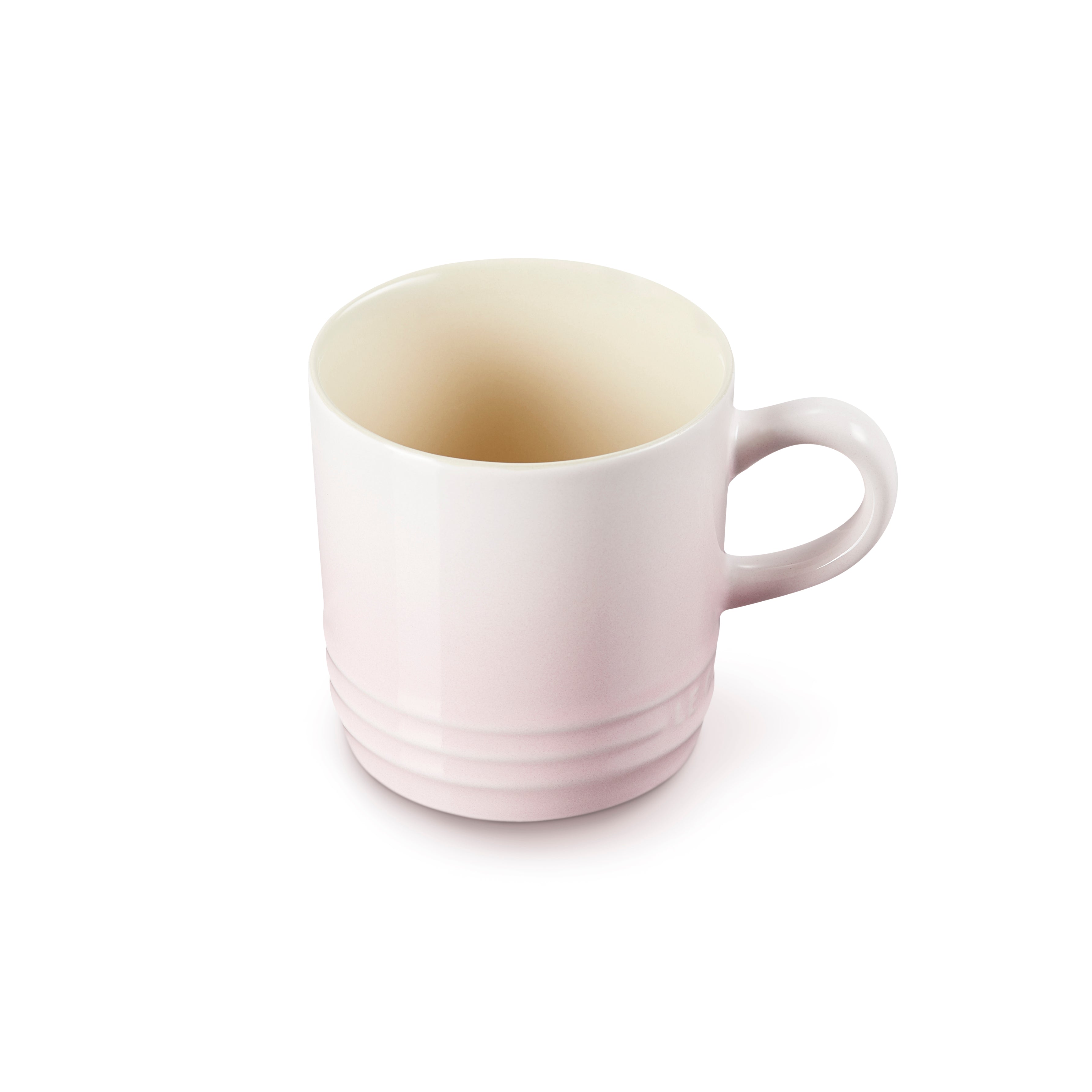 Le Creuset Stoneware 200ml Cappuccino Mug Shell Pink