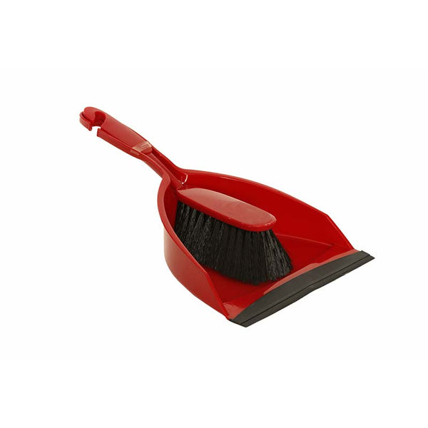 Dustpan & Brush Set Red