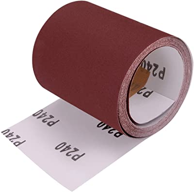 Fleetwood 240 grit extra fine sandpaper roll 115mm x 5m, aluminium oxide, hand & machine sanding - Keans Claremorris