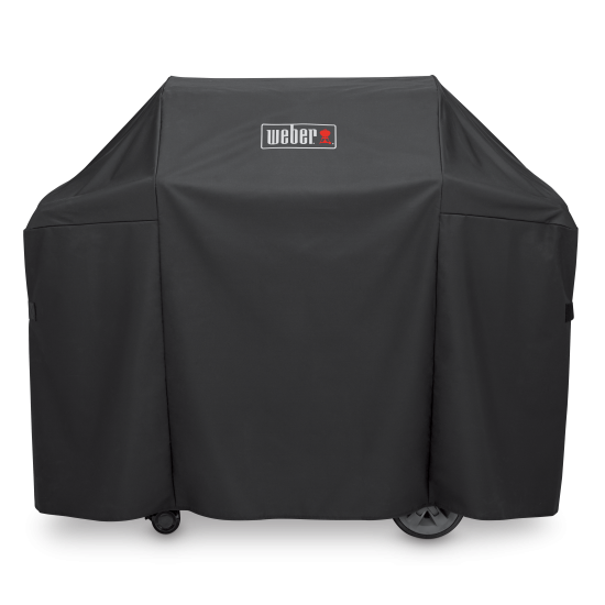 Weber Genesis II 300 Series BBQ cover, water-resistant, UV-protective, adjustable straps, lightweight, from Kean’s